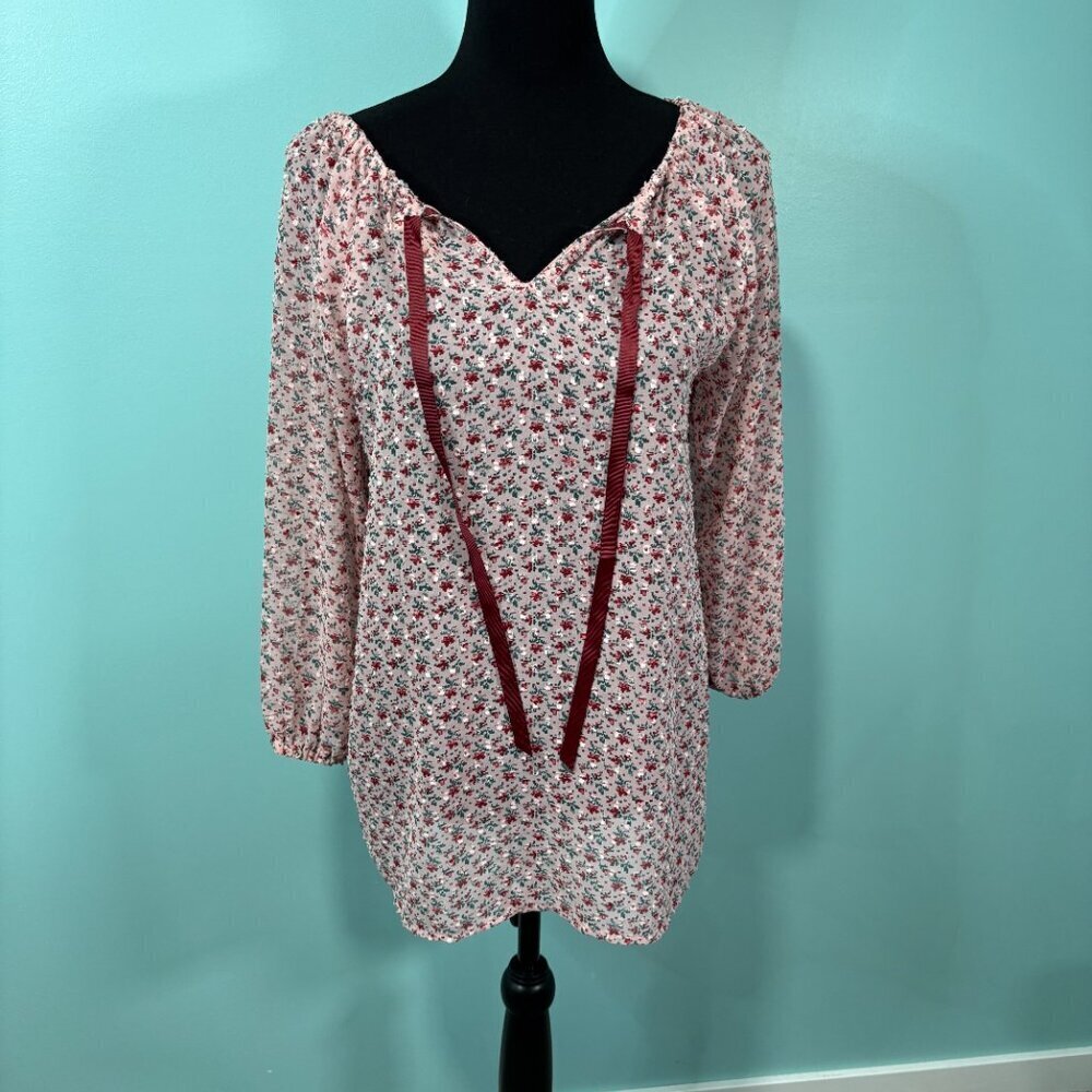 Matilda Jane floral peasant blouse Medium Lot O